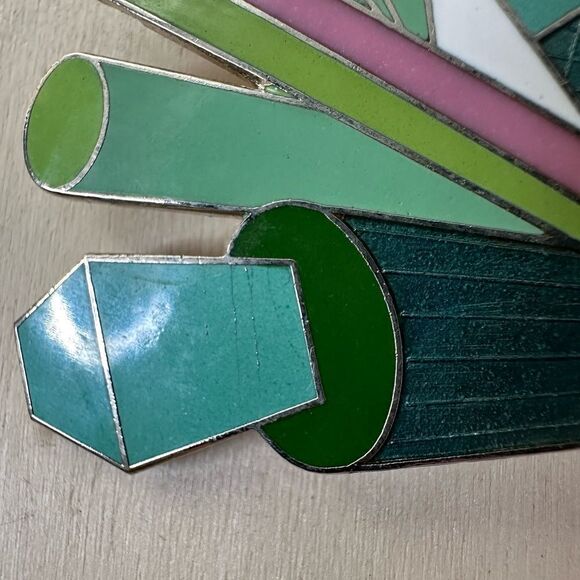 Vintage Memphis Modern Thun For ACME Brooch - Picture 3 of 6